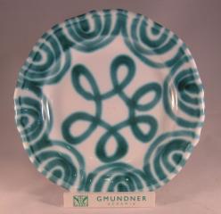 Gmundner Keramik-Teller/Dessert barock 20